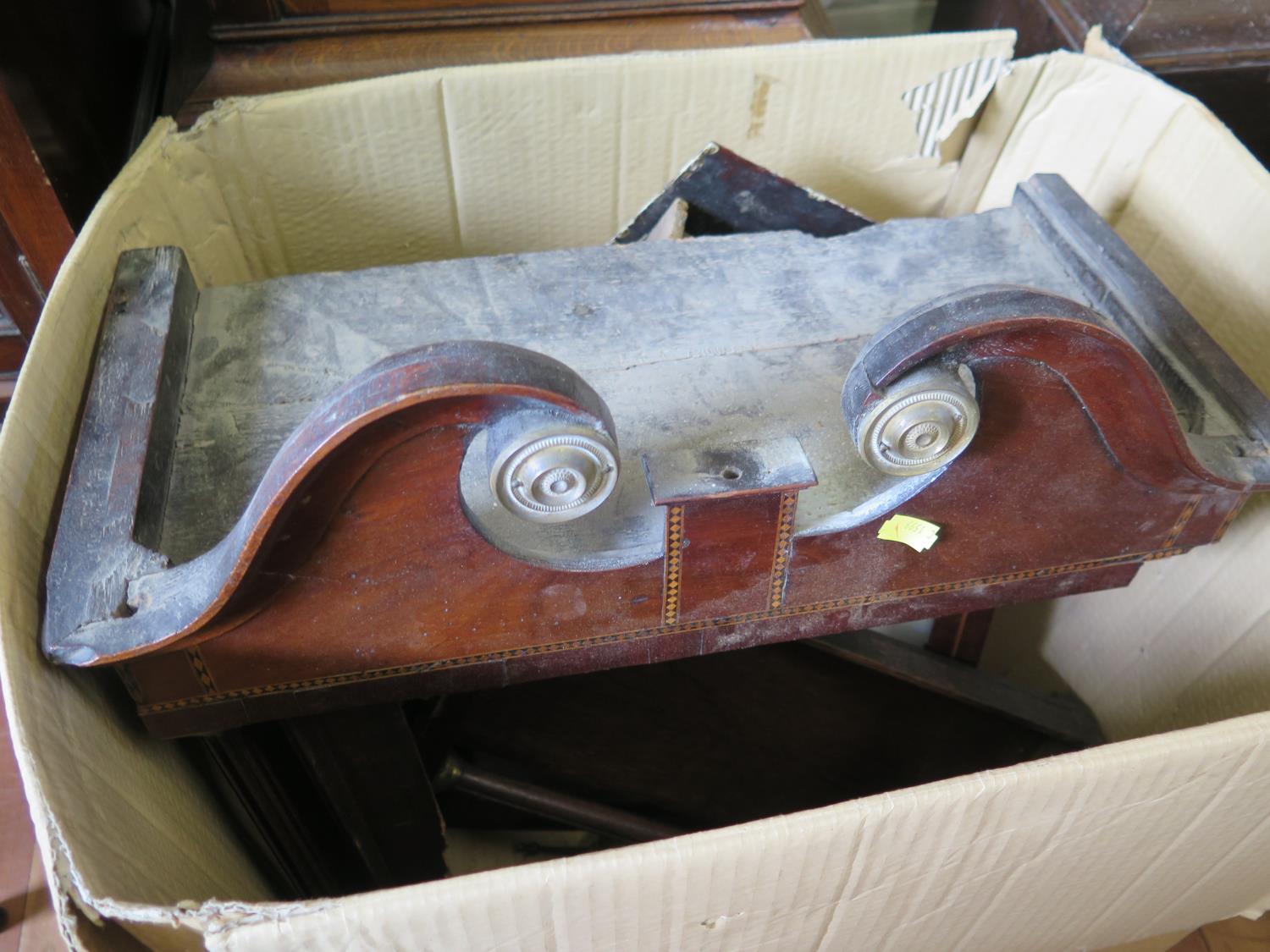 An early 19th century oak and mahogany crossbanded longcase clock, the painted square dial inscribed - Image 2 of 2