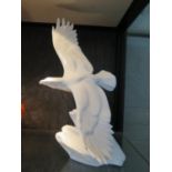 A Royal Doulton figure from the Images of Nature series: HN4087 'Eagle soaring high', 30 cm high