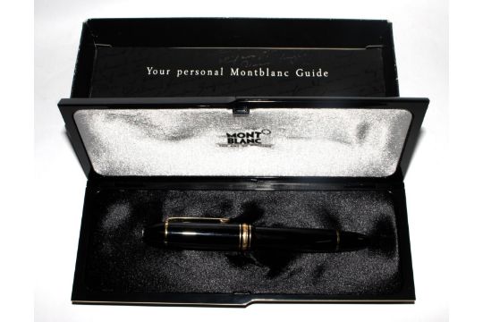 A Montblanc Meisterstück No. 149 fountain pen, with 4810 18k nib, with