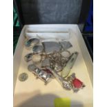 A silver vesta, stamp case, pencil, penknife, pill boxes and other collectables