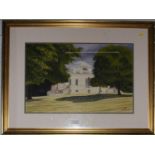 Derek G. Foreman Chiswick House, Summer Afternoon watercolour signed and dated '98, inscribed