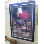 An Everlast boxing glove signed in pen by Joe Calzaghe, in a presentation case with Certificate of