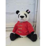 A Steiff limited edition Bao Bao the Lucky Steiff Panda, 664823, with certificate, boxed, 28 cm long