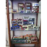 Five Matchbox Models of Yesteryear including Ford Toblerone Van, others by Oxford Diecast, LLedo,
