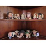 Royal Doulton medium size character jugs: including six limited edition - Christopher Columbus