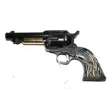 A Crosman .22 calibre Single Action 6 gas powered revolver