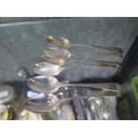 A set of six Victorian tea spoons