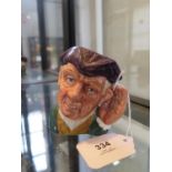 A Royal Doulton character jug - 'ard of 'earing D6591, 10cm high