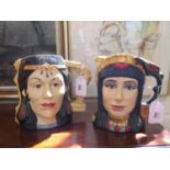 A limited edition Royal Doulton character jug of Anthony and Cleopatra (D6728), numbered 9423; and