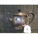 A silver bachelors teapot, Sheffield