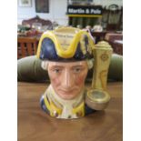 A limited edition Royal Doulton character jug of Captain James Cook (D7077), numbered 351, with