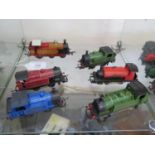 Six Jintys and tank locomotives OO gauge. Hornby MSLR (Mid Suffolk Light Railway) no.4 industrial