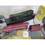 Two Hornby locomotive and tenders, one Hornby Dublo 'Bristol Castle' 7013, green 3 rail GWR Castle