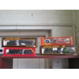 Four boxed locomotives and tenders OO gauge. Mainline 'Sir Robert Turnbull' 4550 B/R green LMS class