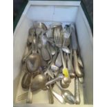 A collection of miscellaneous silver cutlery, 1675g approximately