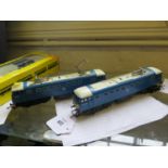 Tri-ang two British Rail blue livery double ended diesel two double pantographs E3001 (of one part