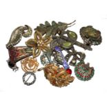 A small bag of costume jewellery