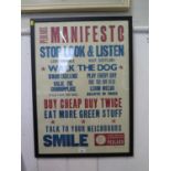 L. Greening Lassoff (Lesley & Pen) 'Pedlars Manifesto' Limited edition print signed and numbered