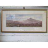 Brian John Lombard Palmer The Beauty of Dartmoor watercolour signed, inscribed on the reverse 25 x