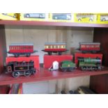 Hornby Trains No. 1 Passenger Coach and two No. 41 Passenger Coaches in original boxes, BR 0-4-0