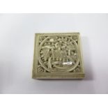 A small 19th Century ivory puzzle box