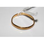 A 22ct gold ring, 1.7grms