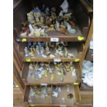 A large collection of Wade Wimsies, and other miniature figurines (apporx. 180)