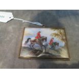 Michael Bartlett (1922 - 2008) Troopers - Regiment of Horse 1709 miniature on ivorine monogrammed