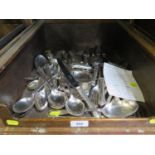 A set of Mappin & Webb Princes Plate cutlery, and other small flatware