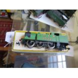 A Wren green 9522 tank locomotive with box and instructions