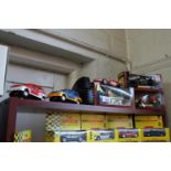 Scalextric: C.522 Indy Rahal Hogan, C.2018 Team GQ C.461 Ford Benetton in original boxes and two