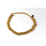 An 18 carat gold bracelet 52 grams