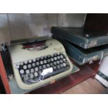 A Byron typewriter in case