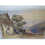 Attributed to Thomas Miles Richardson Jnr. Watercolour. Lake of Brienz. Framed. 58cm x 40.6cm.