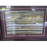 Marble 'abstract art' (layers of sky or earth), framed. Bought in the heritage city of Lijang,