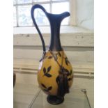 A wooden ewer, 52cm