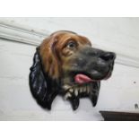 A Beswick 668 spaniel wall-hanging, 28cm