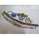 A collection of costume jewellery