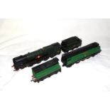 Boxed locomotives and tenders - Hornby 3502 dark green BRc United States Line Merchant Navy Class,