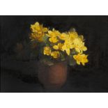 ERNEST TOWNSEND (LATE 19TH / EARLY 20TH CENTURY SCHOOL) Marsh Marigolds, oil on canvas board, signed