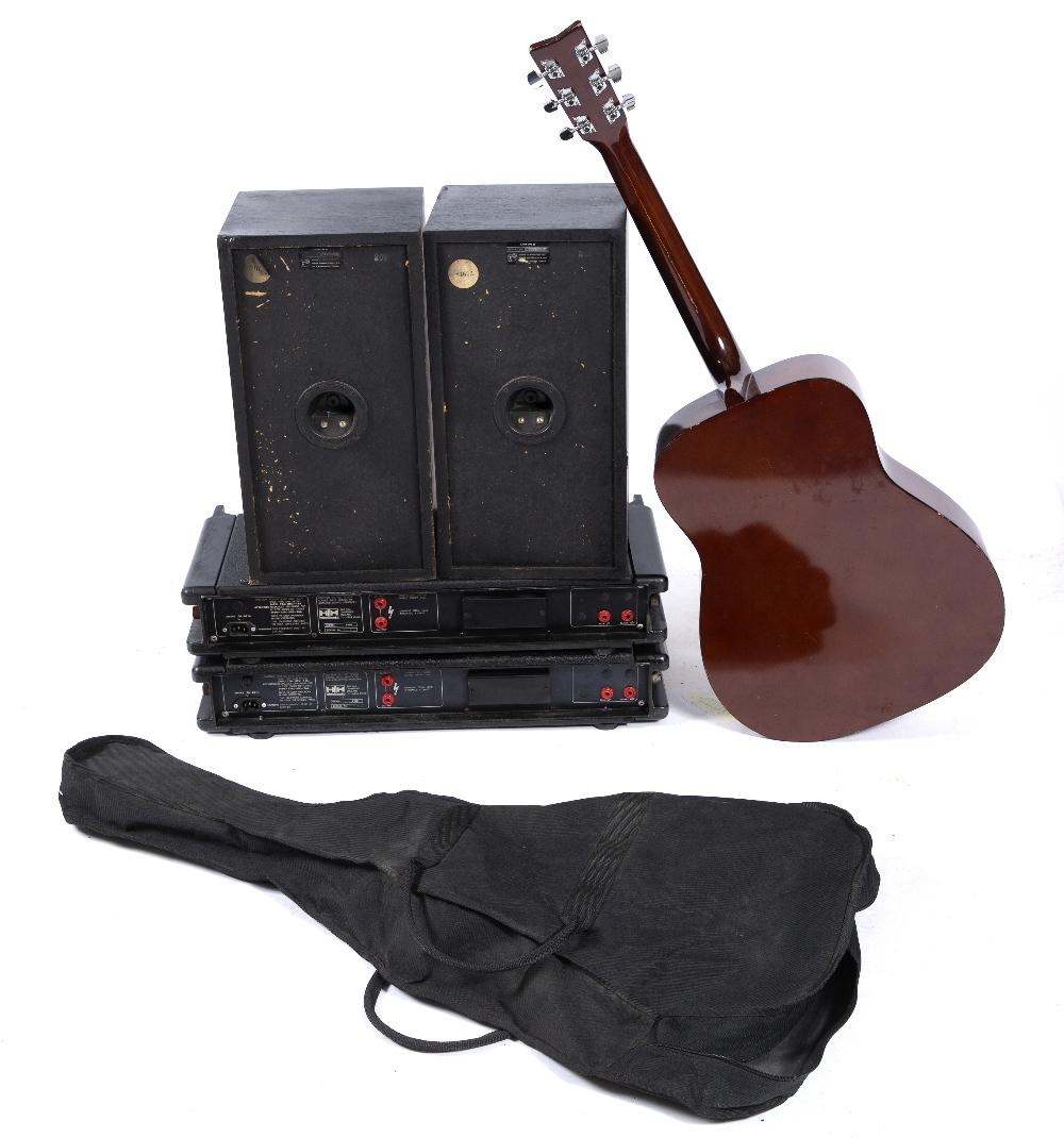 A YAMAHA F-310 CLASSICAL GUITAR together with two H & H electronic professional power amplifiers and - Image 2 of 3