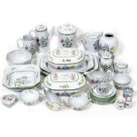 A SPODE SUMMER PALACE PATTERN CHINA SERVICE to include tea and coffee vases etc At present, there is