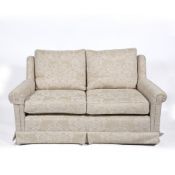 A WESLEY BARRELL TWO SEATER SETTEE 161cm wide x 91cm deep x 95cm high At present, there is no