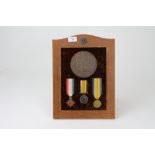 A TRIO OF WORLD WAR I MEDALS 1914-15 Star, The British War Medal and the Victory Medal together with