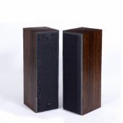 A PAIR OF B & W SPEAKERS number DM620 Condition: minor marks, dents and scratches to the veneered
