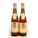 TWO BOTTLES BINGER BUBENSTUD 1972 EISWEIN AUSLESE At present, there is no condition report