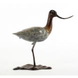 A.Z (21ST CENTURY SCHOOL) Avocet, patinated bronze, signed with initials and numbered 10/250, 17cm