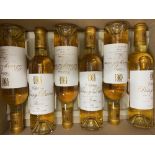 SIX BOTTLES OF HALVES DOISY DAENE 2012 BARSAC At present, there is no condition report prepared