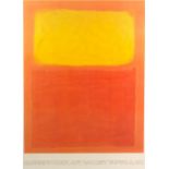 A PACE ADDITIONS 1972 ALLBRIGHT-KNOX ART GALLERY BUFFALO NEW YORK POSTER depicting Mark Rothko