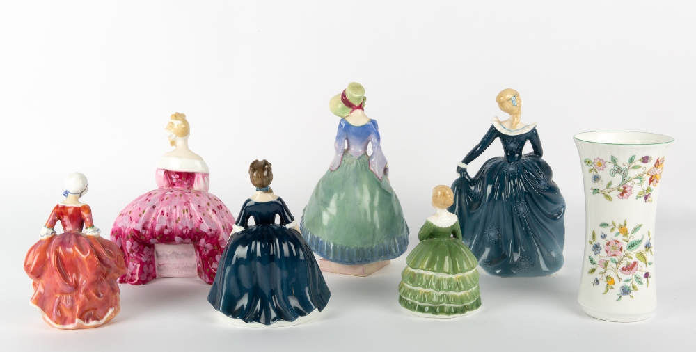 SIX ROYAL DOULTON FIGURINES to include Goodie Two Shoes HN2037, Belle HN2340, Debbie HN2385, - Image 2 of 5